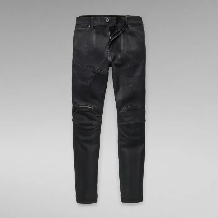 Skinny Men GStar RAW 5620 3D Zip Knee Skinny Jeans Magma Cobler Restored