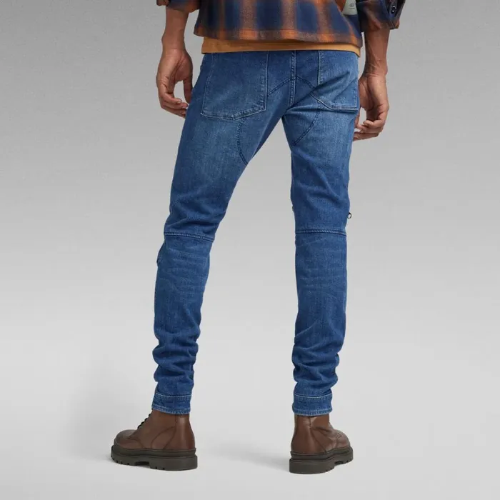 Skinny Men GStar RAW 5620 3D Zip Knee Skinny Jeans Medium Aged