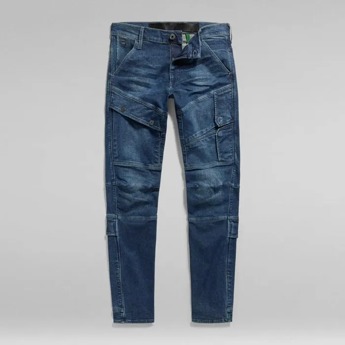 Skinny Men GStar RAW Airblaze 3D Skinny Jeans Antique Forest Blue