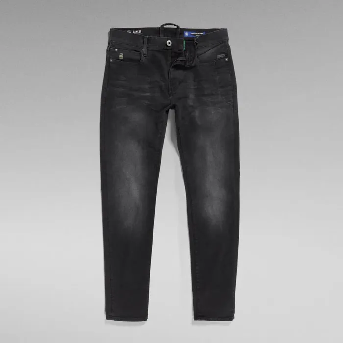 Skinny Men GStar RAW Premium Lancet Skinny Jeans Worn In Black Onyx