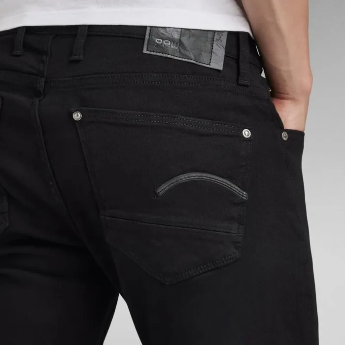 Skinny Men GStar RAW Revend Skinny Jeans Pitch Black