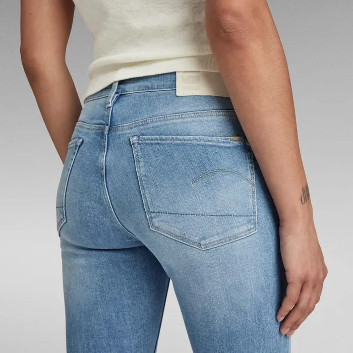 Skinny Women GStar RAW 3301 High Skinny Jeans Light Indigo Aged