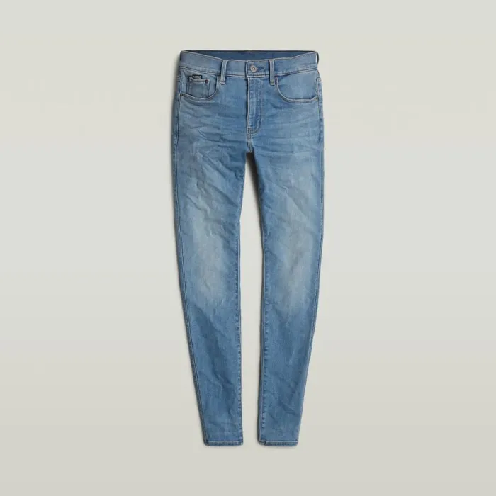 Skinny Women GStar RAW 3301 High Skinny Jeans Light Indigo Aged