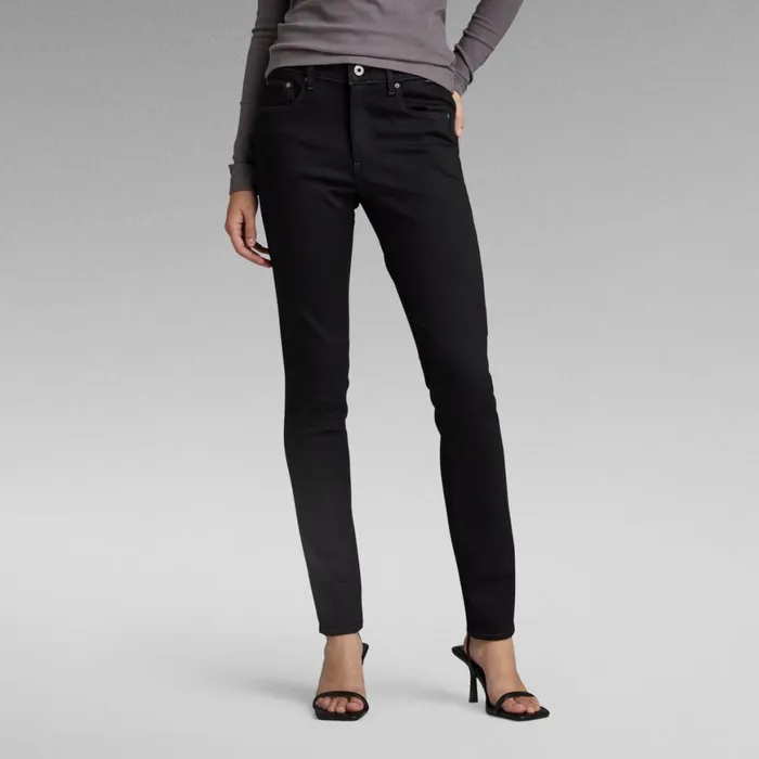 Skinny Women GStar RAW 3301 Skinny Jeans Pitch Black