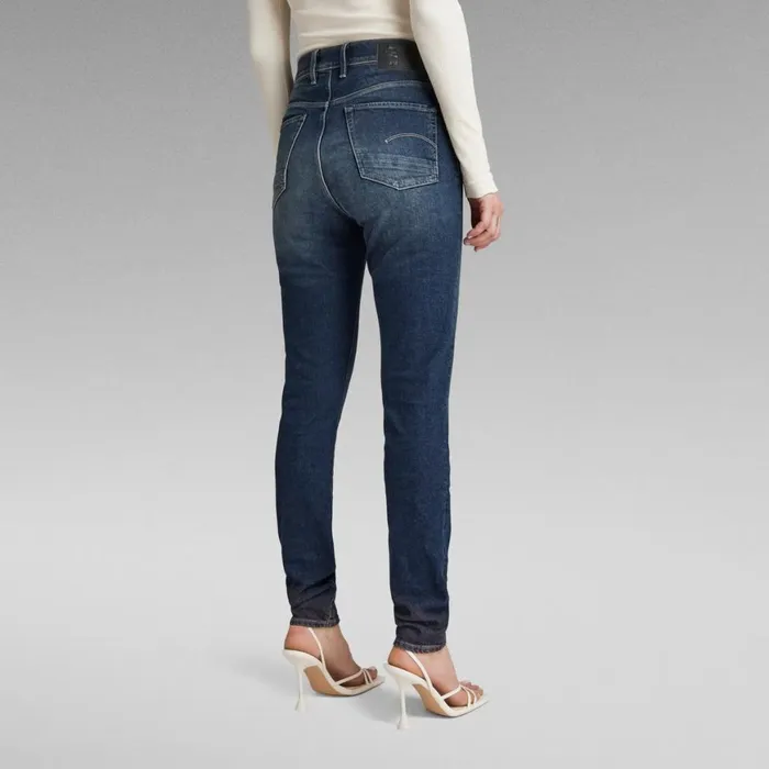Skinny Women GStar RAW Kafey Ultra High Skinny Jeans Antique Forest Blue