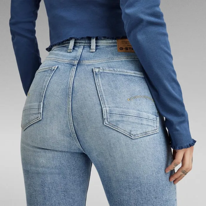Skinny Women GStar RAW Kafey Ultra High Skinny Jeans Vintage Olympic Blue