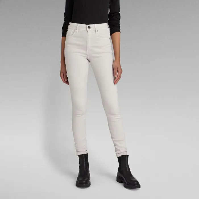 Skinny Women GStar RAW Kafey Ultra High Skinny Jeans Whitebait