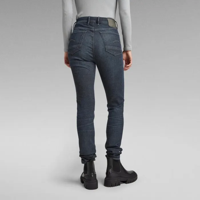 Skinny Women GStar RAW Kafey Ultra High Skinny Jeans Worn In Nightshadow