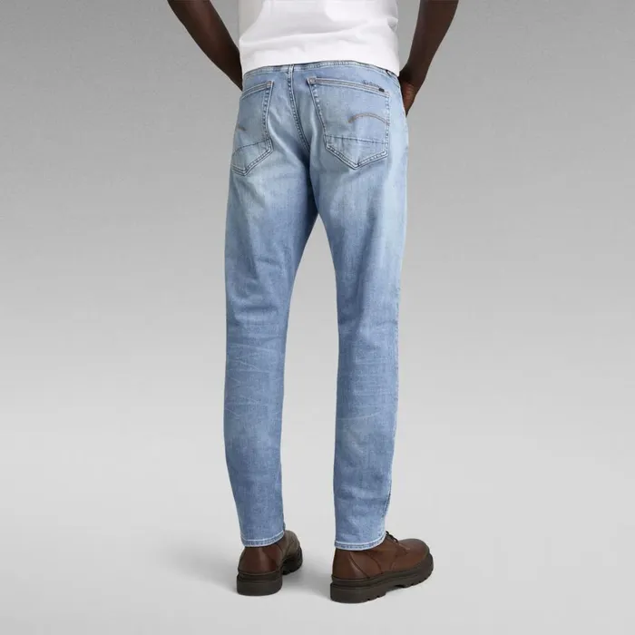 Slim Men GStar RAW 3301 Slim Jeans Light Indigo Aged