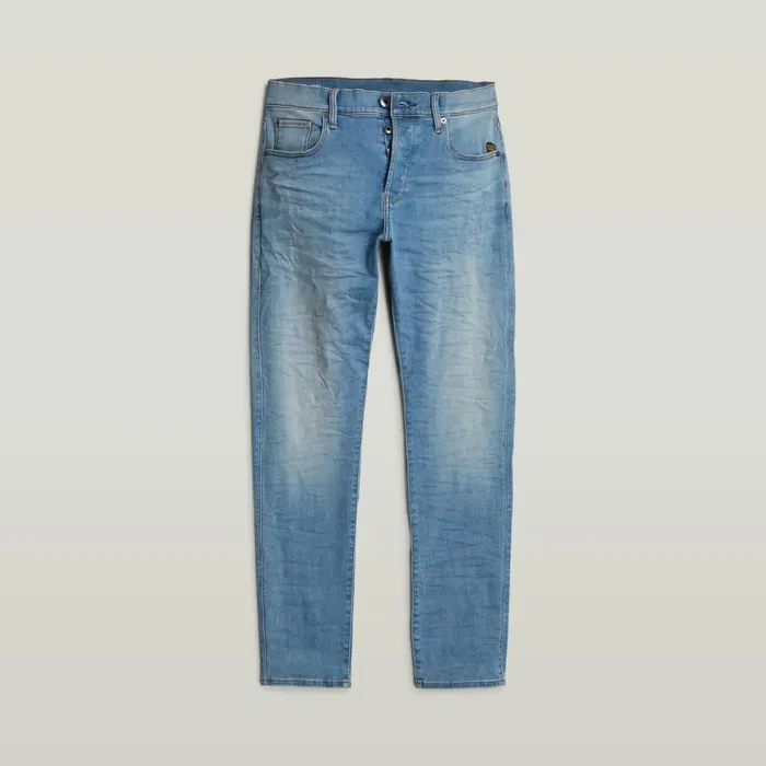 Slim Men GStar RAW 3301 Slim Jeans Light Indigo Aged