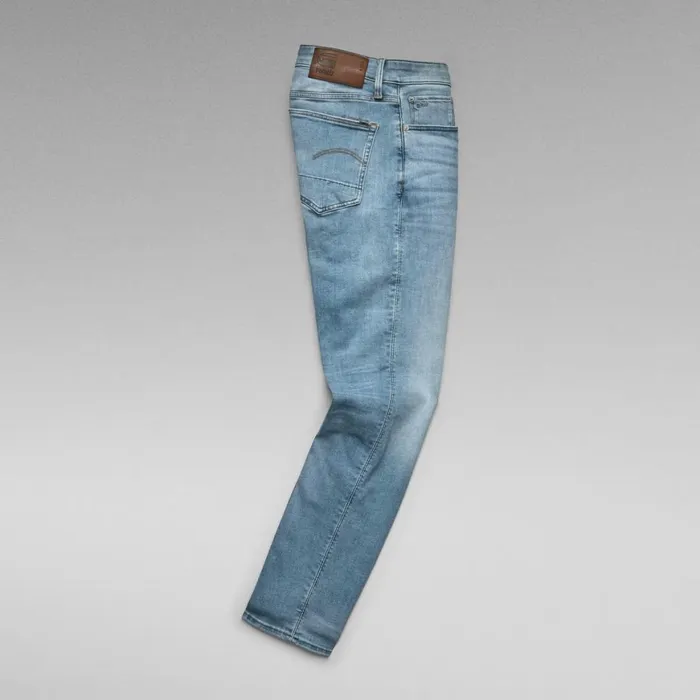 Slim Men GStar RAW 3301 Slim Jeans Light Indigo Aged