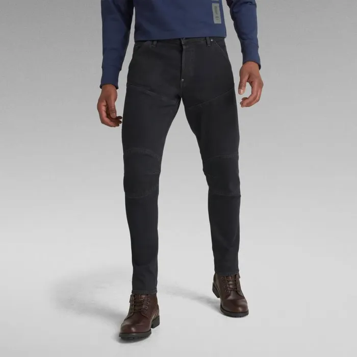 Slim Men GStar RAW 5620 3D Slim Jeans Worn In Black Varnish