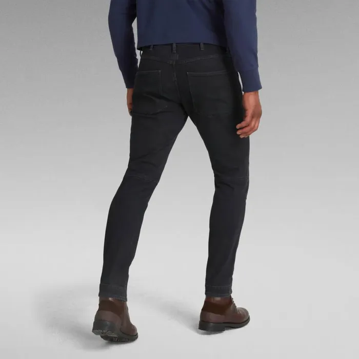 Slim Men GStar RAW 5620 3D Slim Jeans Worn In Black Varnish