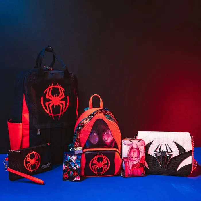 SpiderVerse Miles Morales Hoodie Cosplay Lenticular Mini Backpack Unisex Loungefly Backpacks SpiderVerse Miles Morales Hoodie Cosplay Lenticular Mini Backpack Unisex Loungefly Backpacks