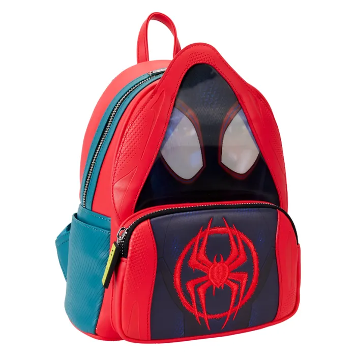 SpiderVerse Miles Morales Hoodie Cosplay Lenticular Mini Backpack Unisex Loungefly Backpacks SpiderVerse Miles Morales Hoodie Cosplay Lenticular Mini Backpack Unisex Loungefly Backpacks