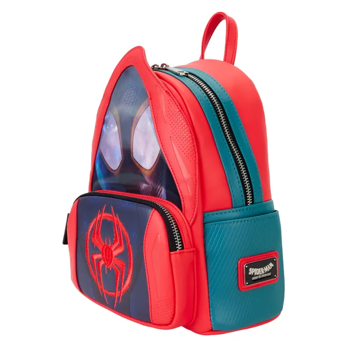 SpiderVerse Miles Morales Hoodie Cosplay Lenticular Mini Backpack Unisex Loungefly Backpacks SpiderVerse Miles Morales Hoodie Cosplay Lenticular Mini Backpack Unisex Loungefly Backpacks