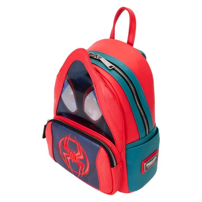 SpiderVerse Miles Morales Hoodie Cosplay Lenticular Mini Backpack Unisex Loungefly Backpacks SpiderVerse Miles Morales Hoodie Cosplay Lenticular Mini Backpack Unisex Loungefly Backpacks