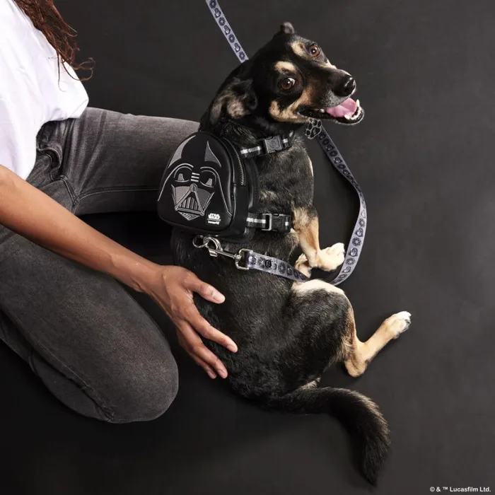 Star Wars Darth Vader Cosplay Mini Backpack Dog Harness Unisex Loungefly Pet Accessories Star Wars Darth Vader Cosplay Mini Backpack Dog Harness Unisex Loungefly Pet Accessories