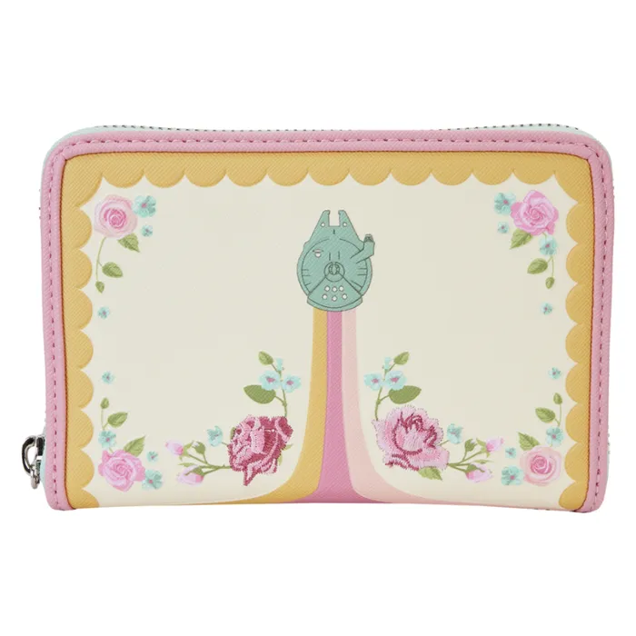 Star Wars Rebel Alliance Floral Zip Around Wallet Unisex Loungefly Bags and Wallets Star Wars Rebel Alliance Floral Zip Around Wallet Unisex Loungefly Bags and Wallets