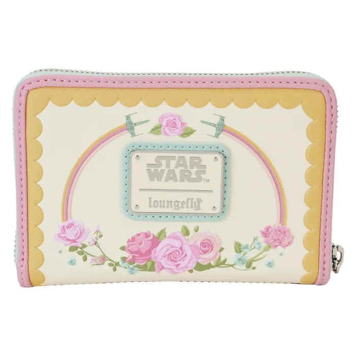Star Wars Rebel Alliance Floral Zip Around Wallet Unisex Loungefly Bags and Wallets Star Wars Rebel Alliance Floral Zip Around Wallet Unisex Loungefly Bags and Wallets