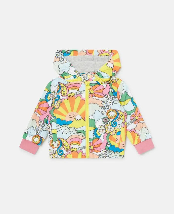 Stella McCartney 039Love To Dream039 Hooded Jacket Multicolour Kids Outerwear