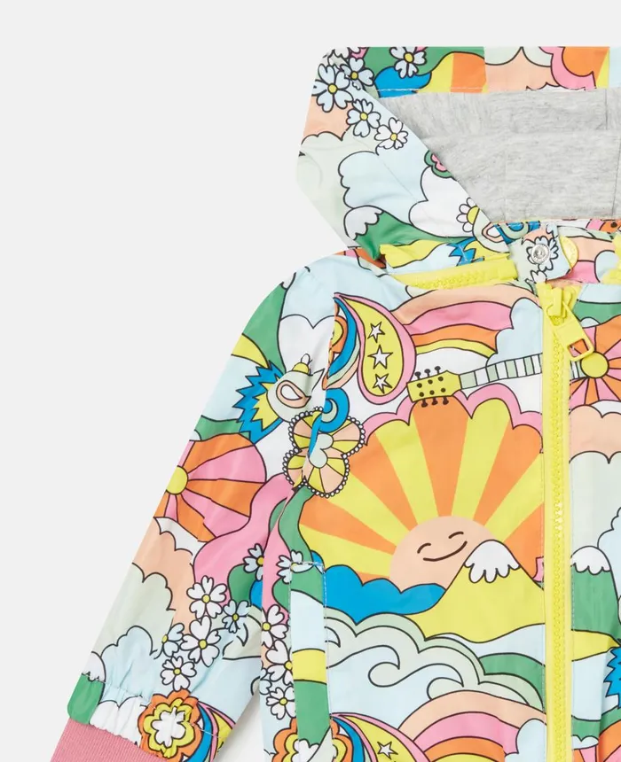 Stella McCartney 039Love To Dream039 Hooded Jacket Multicolour Kids Outerwear Stella McCartney 039Love To Dream039 Hooded Jacket Multicolour Kids Outerwear