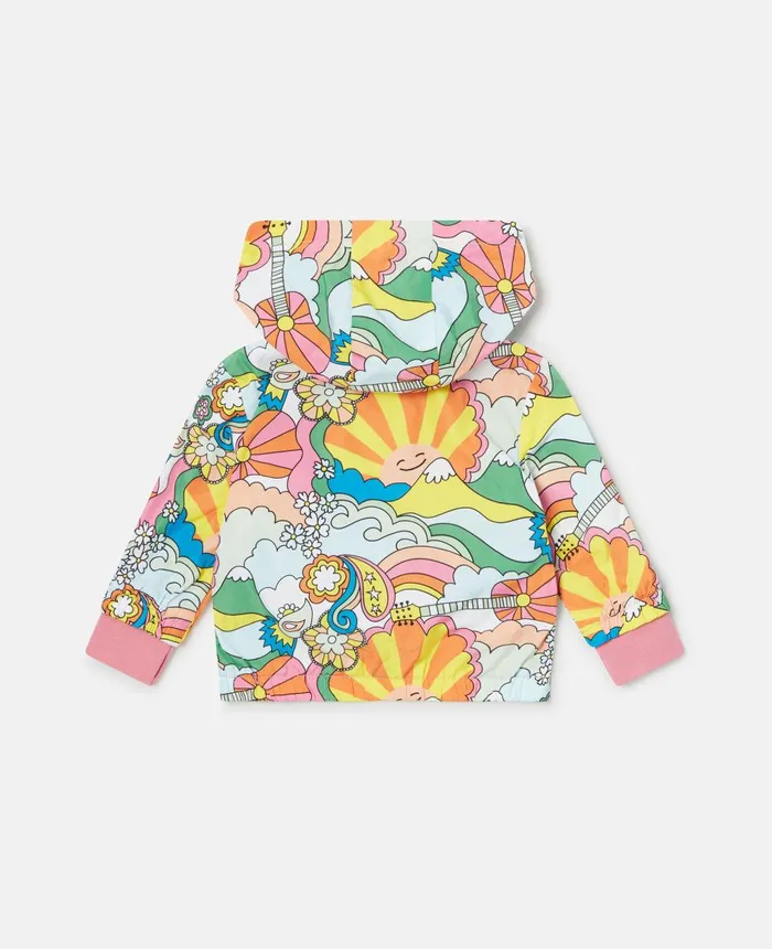 Stella McCartney 039Love To Dream039 Hooded Jacket Multicolour Kids Outerwear Stella McCartney 039Love To Dream039 Hooded Jacket Multicolour Kids Outerwear