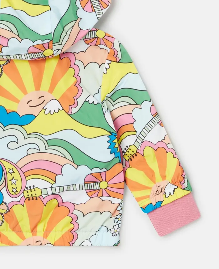 Stella McCartney 039Love To Dream039 Hooded Jacket Multicolour Kids Outerwear Stella McCartney 039Love To Dream039 Hooded Jacket Multicolour Kids Outerwear