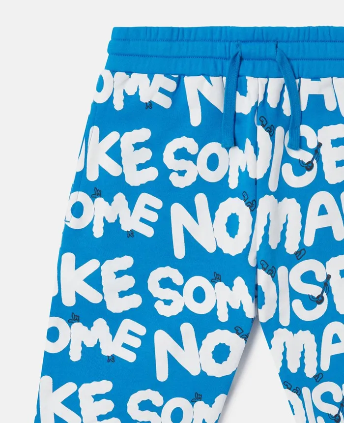 Stella McCartney 039Make Some Noise039 Sweat Shorts Blue Kids Pants and Shorts Stella McCartney 039Make Some Noise039 Sweat Shorts Blue Kids Pants and Shorts