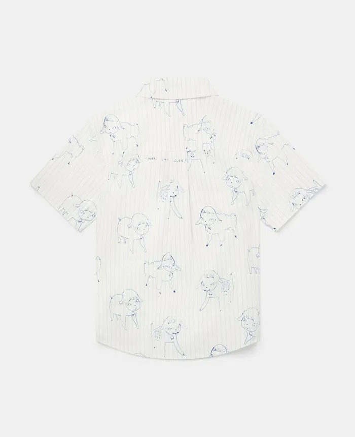 Stella McCartney 039Untitled039 Print Shirt Ivory Kids TShirts And Tops