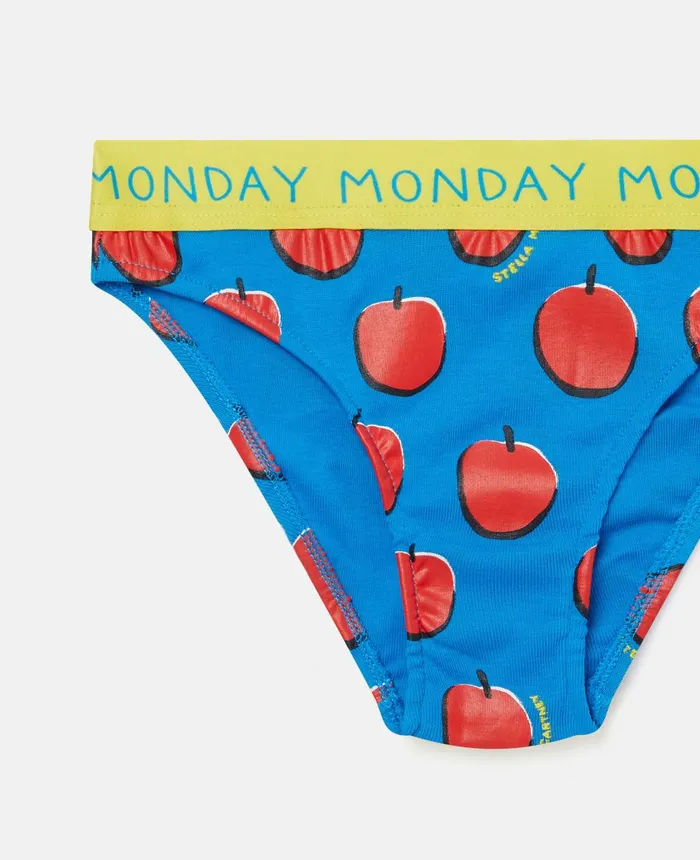 Stella McCartney 7 Pack Of Apple Print Days Of The Week Briefs Multicolour Kids Newborn 0 8211 24 Months Stella McCartney 7 Pack Of Apple Print Days Of The Week Briefs Multicolour Kids Newborn 0 8211 24 Months
