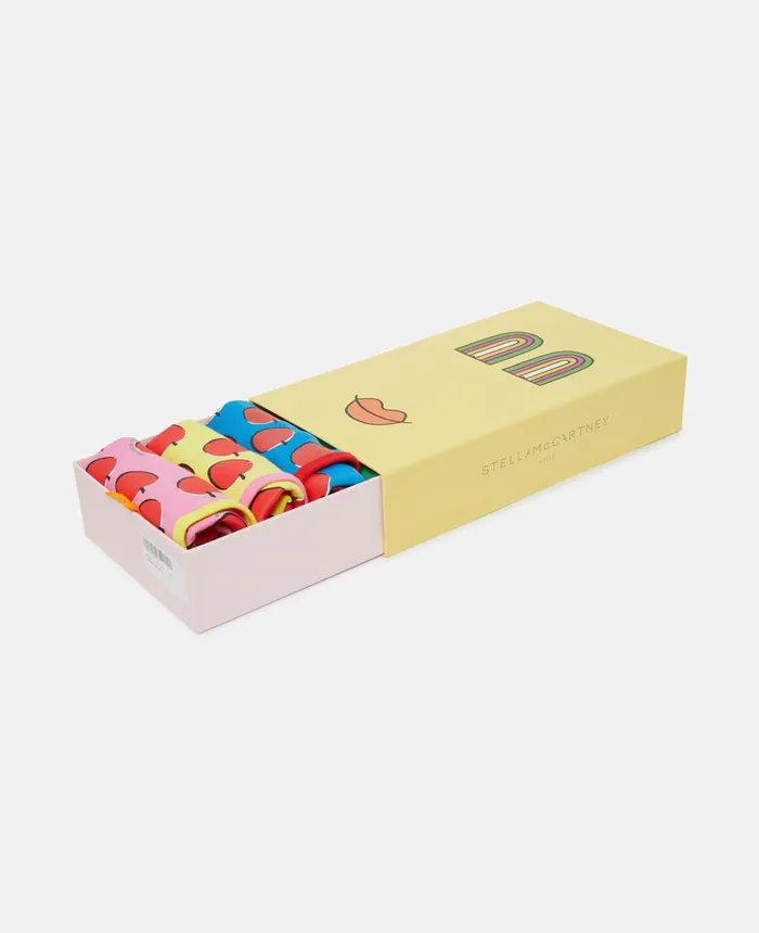 Stella McCartney 7 Pack Of Apple Print Days Of The Week Vests Multicolour Kids Newborn 0 8211 24 Months Stella McCartney 7 Pack Of Apple Print Days Of The Week Vests Multicolour Kids Newborn 0 8211 24 Months
