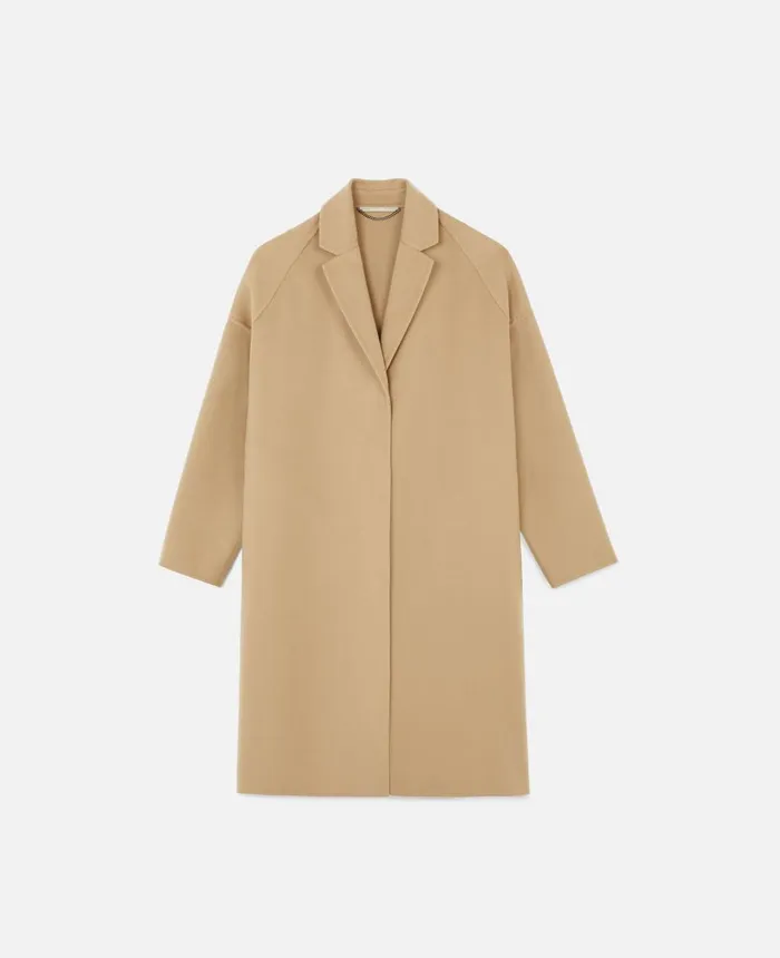 Stella McCartney Bilpin Coat Camel Women Coats And Jackets