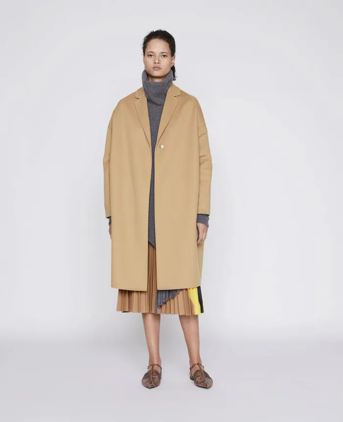 Stella McCartney Bilpin Coat Camel Women Coats And Jackets