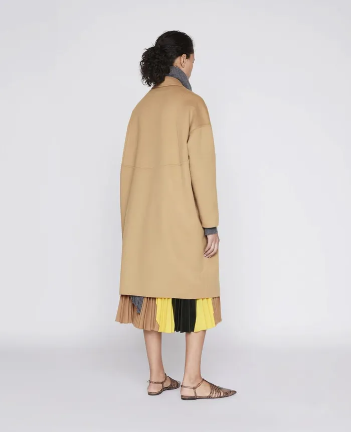 Stella McCartney Bilpin Coat Camel Women Coats And Jackets