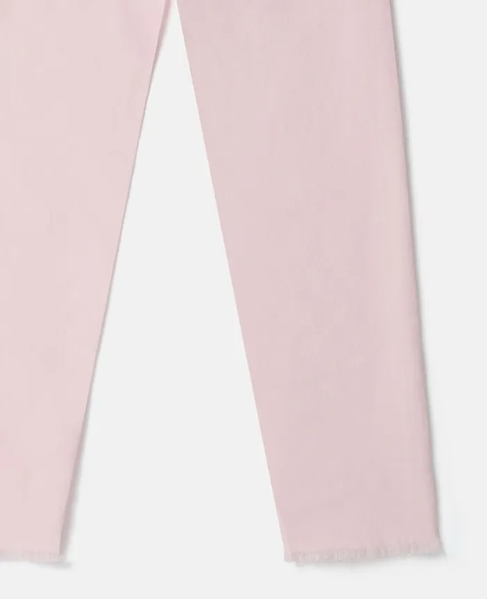 Stella McCartney Distressed Hem Straight Leg Jeans Multicolour Kids Pants and Shorts Stella McCartney Distressed Hem Straight Leg Jeans Multicolour Kids Pants and Shorts