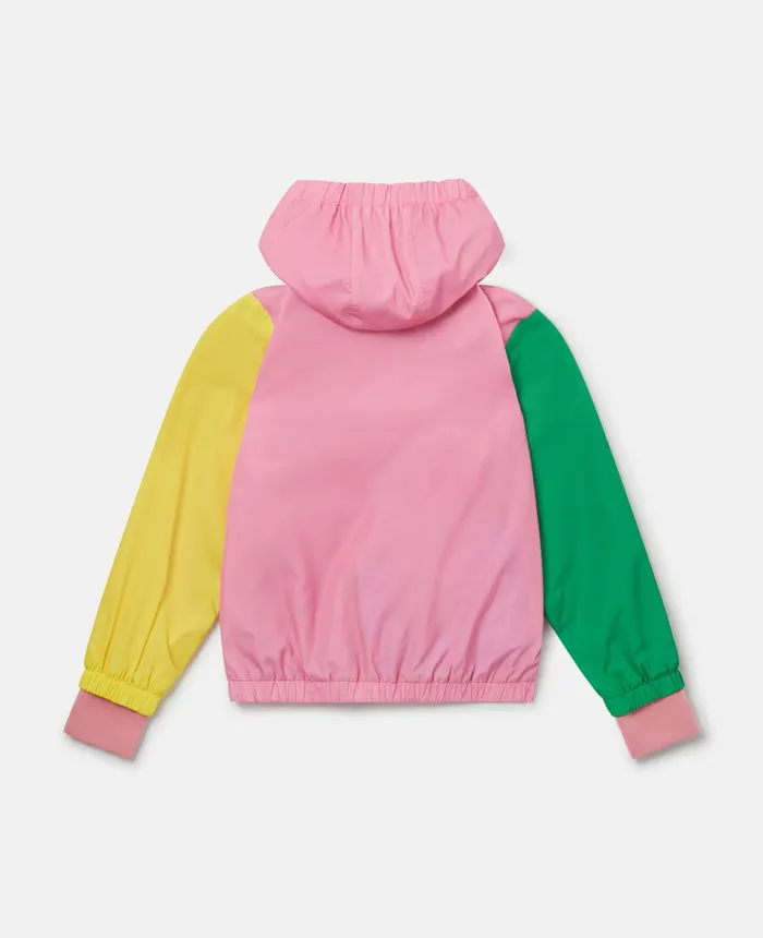 Stella McCartney Double Parrot Print Hooded Jacket Multicolour Kids Outerwear Stella McCartney Double Parrot Print Hooded Jacket Multicolour Kids Outerwear