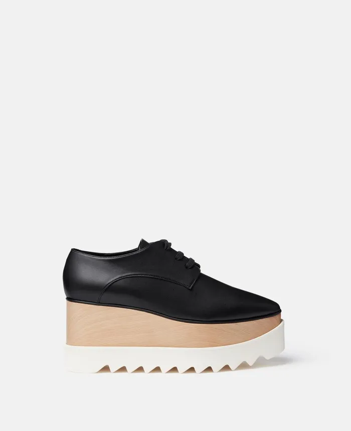 Stella McCartney Elyse Platforms Black Women Wedges