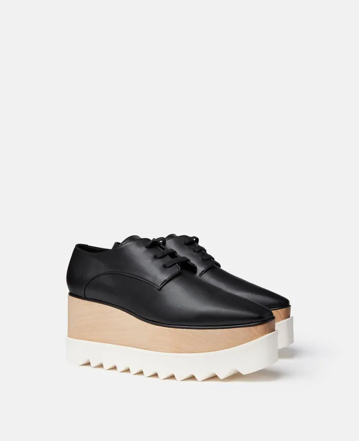 Stella McCartney Elyse Platforms Black Women Wedges