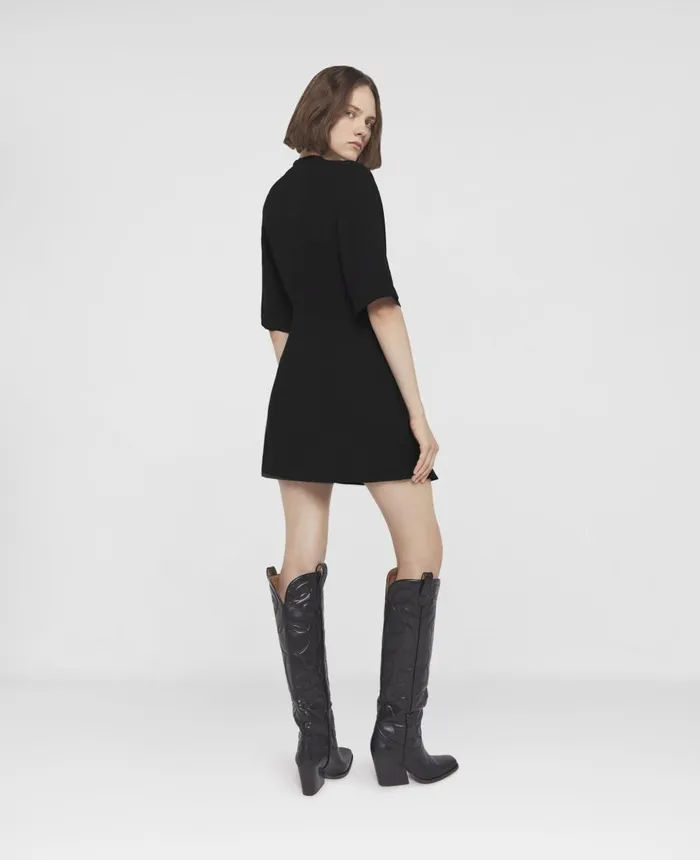 Stella McCartney Falabella Chain Dress Black Women Dresses