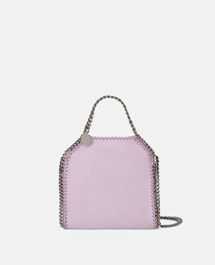 Stella McCartney Falabella Tiny Tote Bag Lilac Women Mini Bags And Clutches