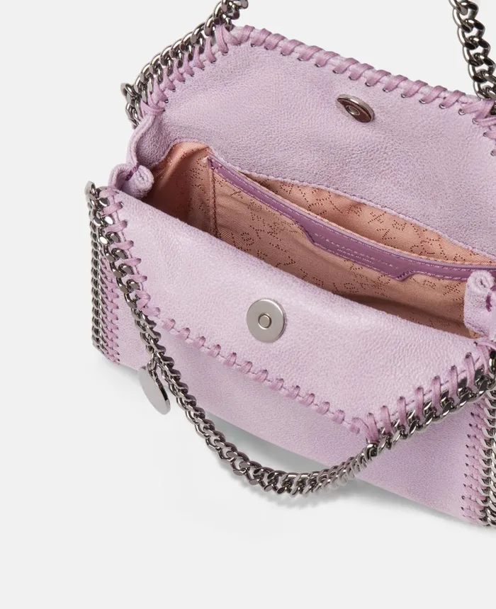 Stella McCartney Falabella Tiny Tote Bag Lilac Women Mini Bags And Clutches