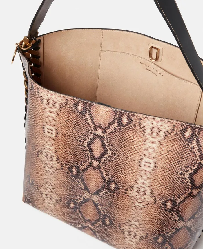 Stella McCartney Frayme Alter Python Tote Bag Naturalpure White Women Frayme Bag Stella McCartney Frayme Alter Python Tote Bag Naturalpure White Women Frayme Bag