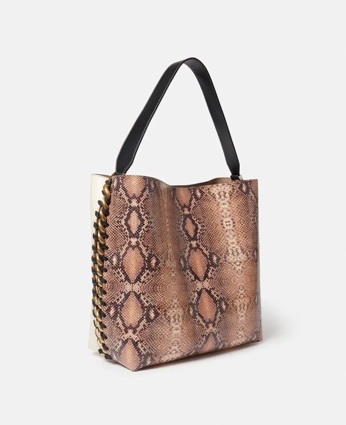 Stella McCartney Frayme Alter Python Tote Bag Naturalpure White Women Frayme Bag Stella McCartney Frayme Alter Python Tote Bag Naturalpure White Women Frayme Bag