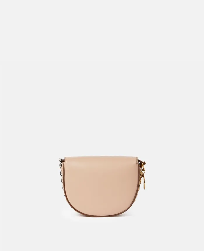 Stella McCartney Frayme Small Flap Shoulder Bag Blush Women Mini Bags And Clutches Stella McCartney Frayme Small Flap Shoulder Bag Blush Women Mini Bags And Clutches
