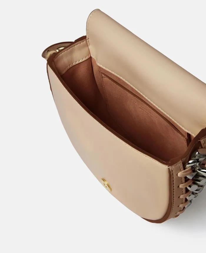 Stella McCartney Frayme Small Flap Shoulder Bag Blush Women Mini Bags And Clutches Stella McCartney Frayme Small Flap Shoulder Bag Blush Women Mini Bags And Clutches