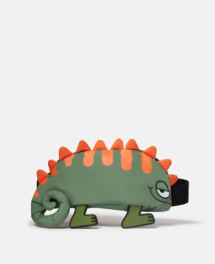 Stella McCartney Gecko Spike Bum Bag Khaki Kids Shoes And Accessories
