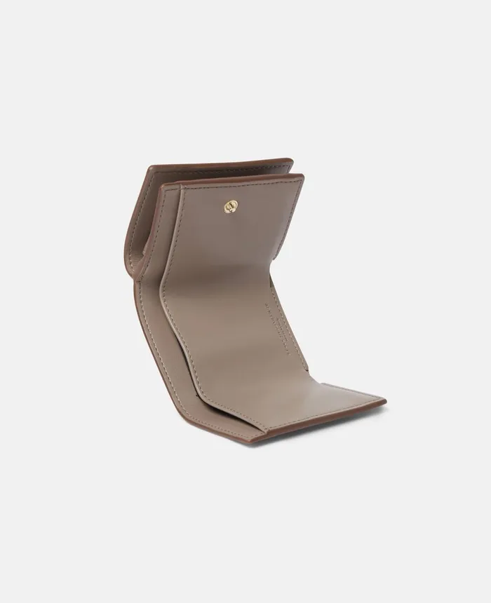 Stella McCartney Logo Strap Cardholder Powder Women Strap Wallets