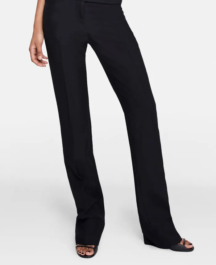 Stella McCartney Low Rise Slim Leg Tailored Trousers Black Women Trousers And Shorts Stella McCartney Low Rise Slim Leg Tailored Trousers Black Women Trousers And Shorts