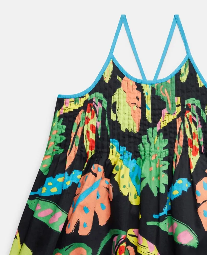 Stella McCartney Palm Leaf Print Cami Top Black Multicolour Kids Sweaters and Cardigans Stella McCartney Palm Leaf Print Cami Top Black Multicolour Kids Sweaters and Cardigans